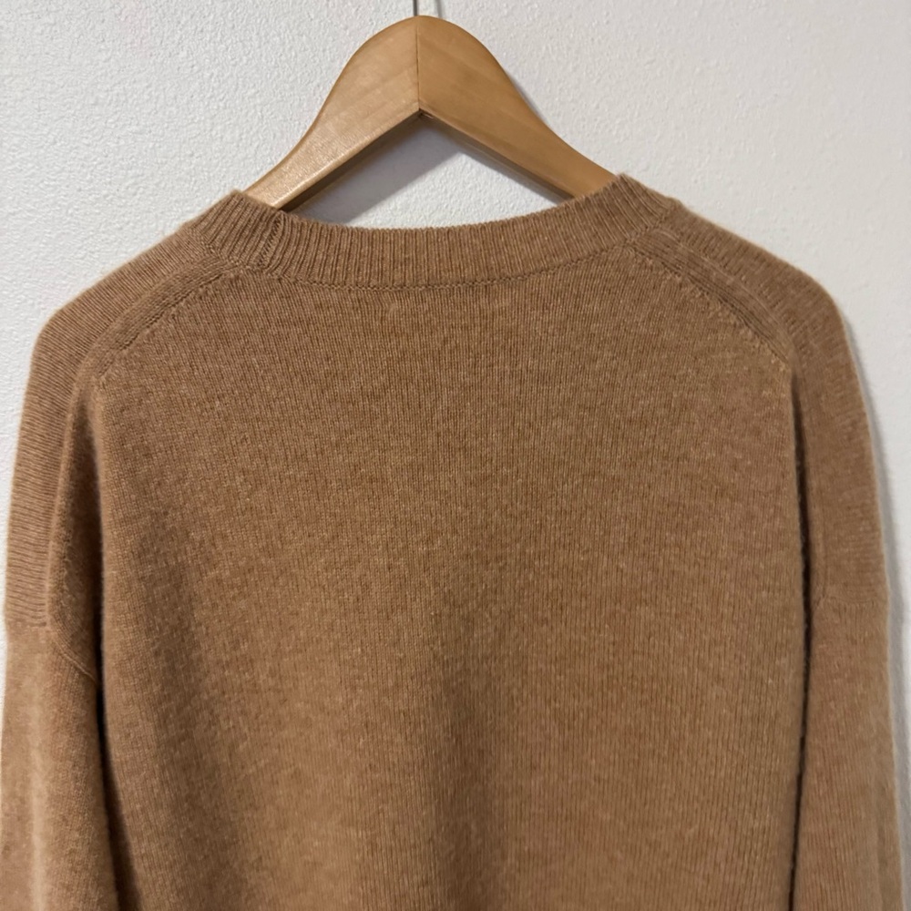 Aritzia Babaton Luxe Cashmere Toba Sweater Camel Minimalist Quiet Luxury-Small - Picture 6 of 9